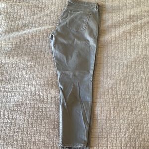 Gap Grey Cropped Jegging Size 16